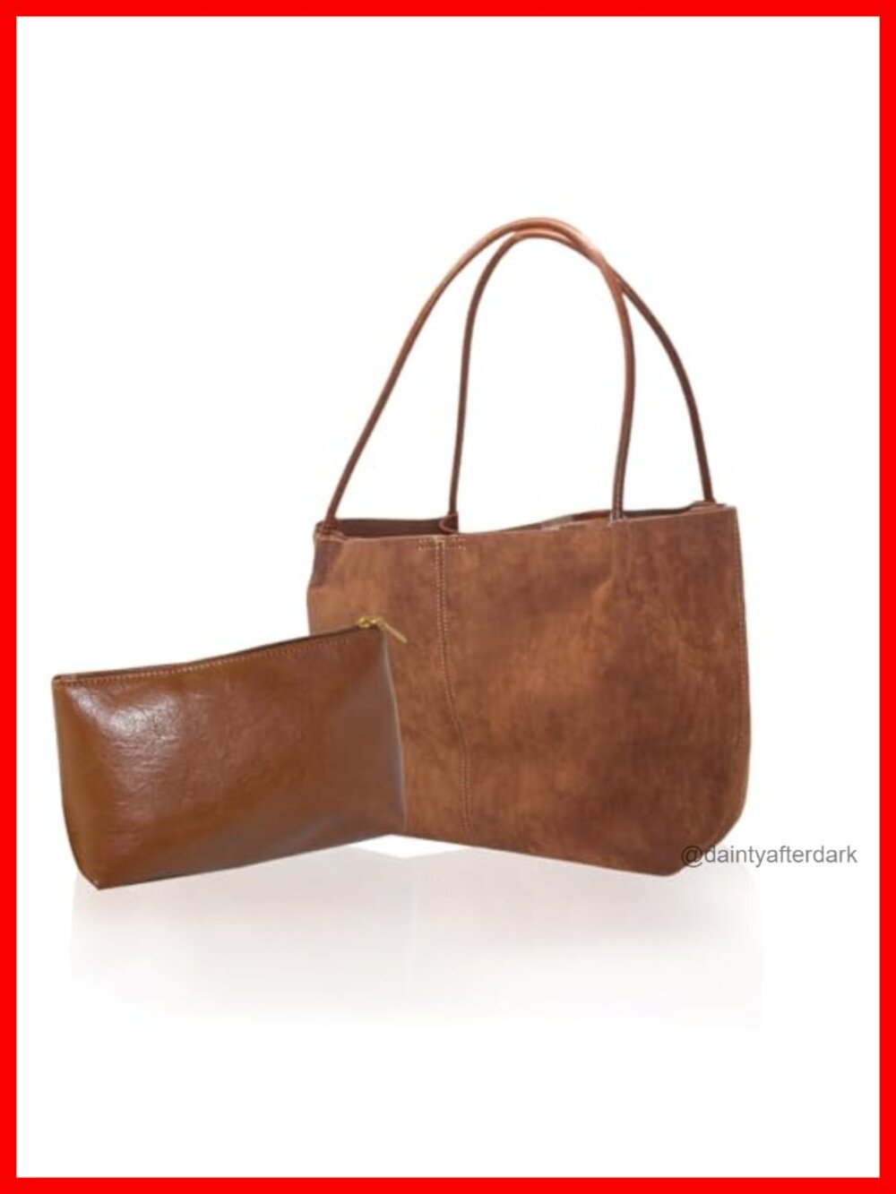 Suede Tote Bag for Women Large Capacity Soft Shoulder Hobo